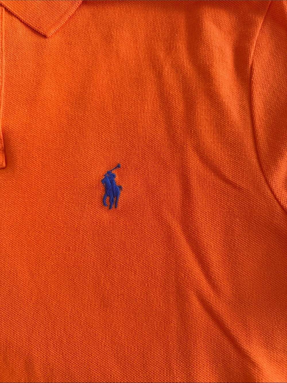 Polo by Ralph Lauren Orange Short-Sleeve Polo with Navy Pony